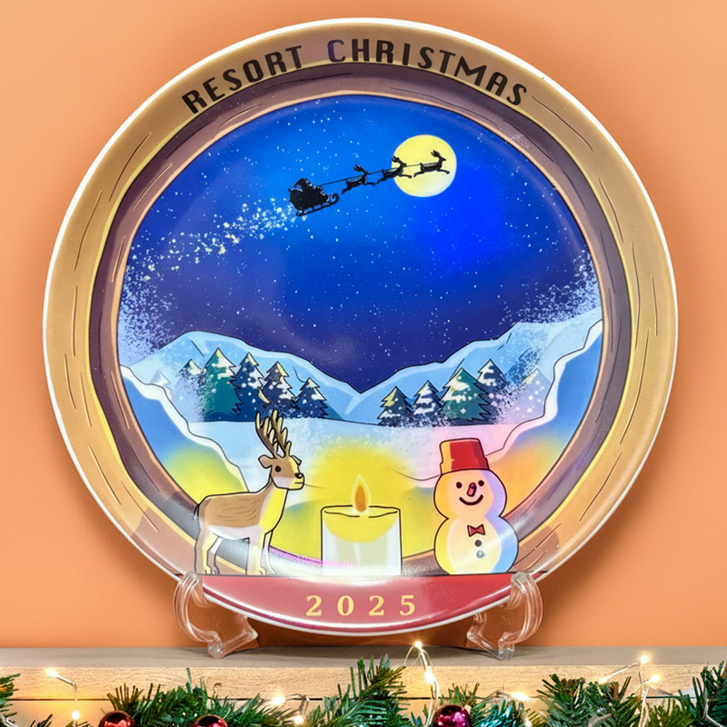 リゾートクリスマス2025オリジナルプレート